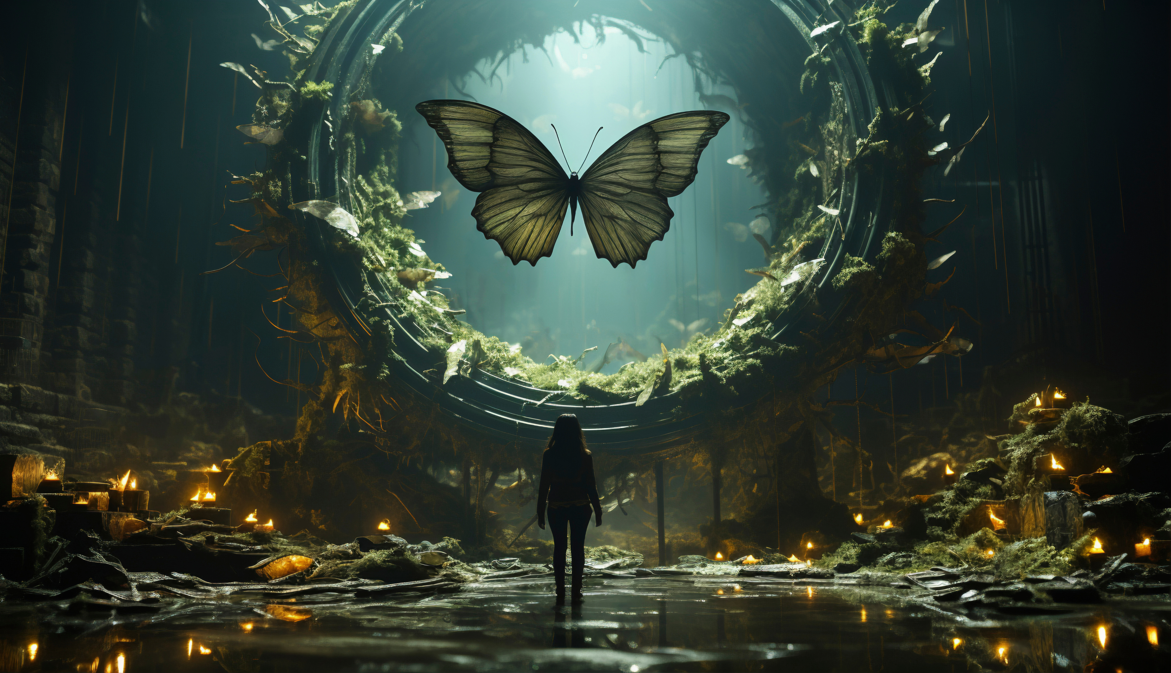 AI-generated digital art by @emberhowl77