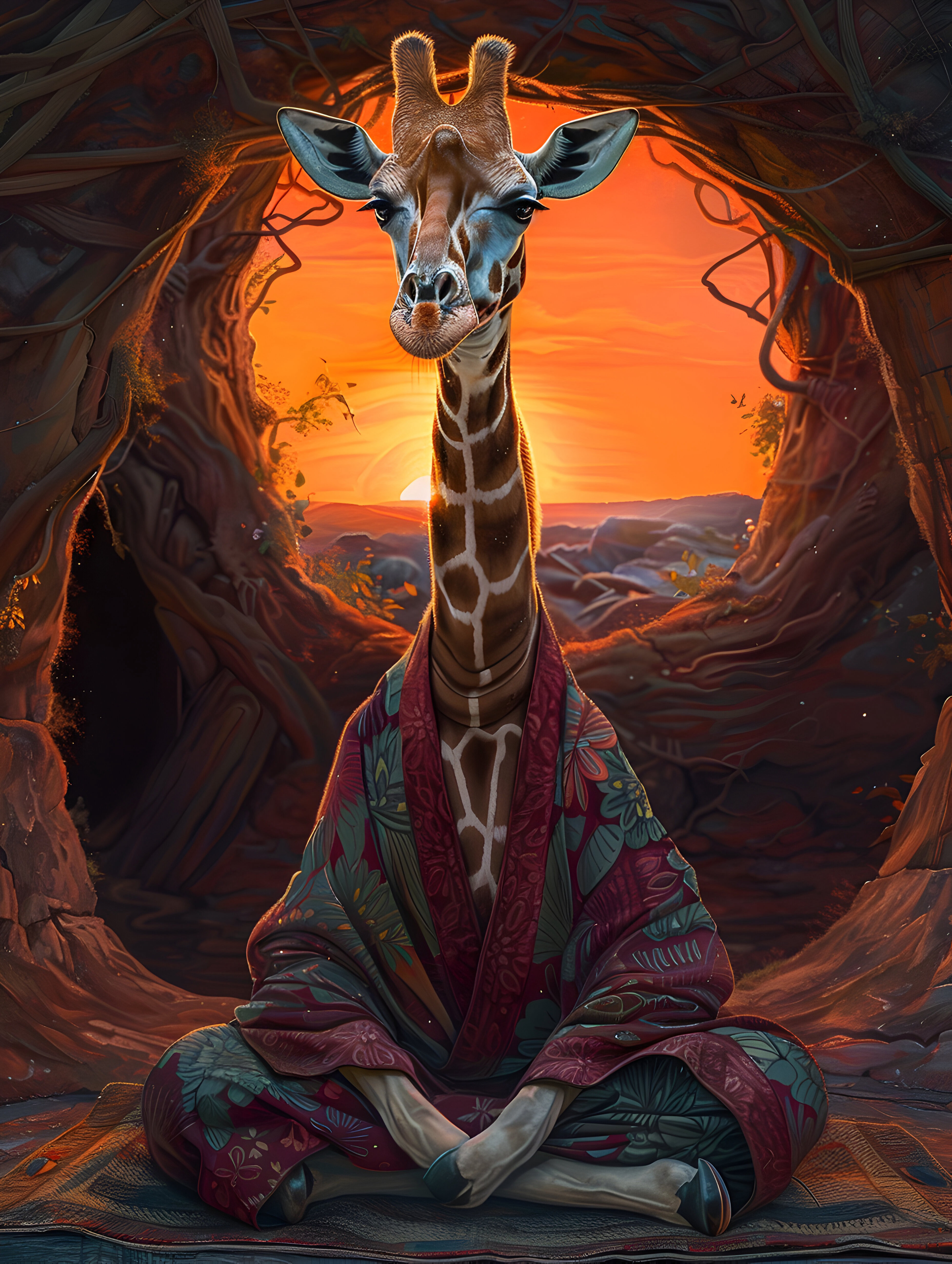 AI-generated digital art by @lunarax3